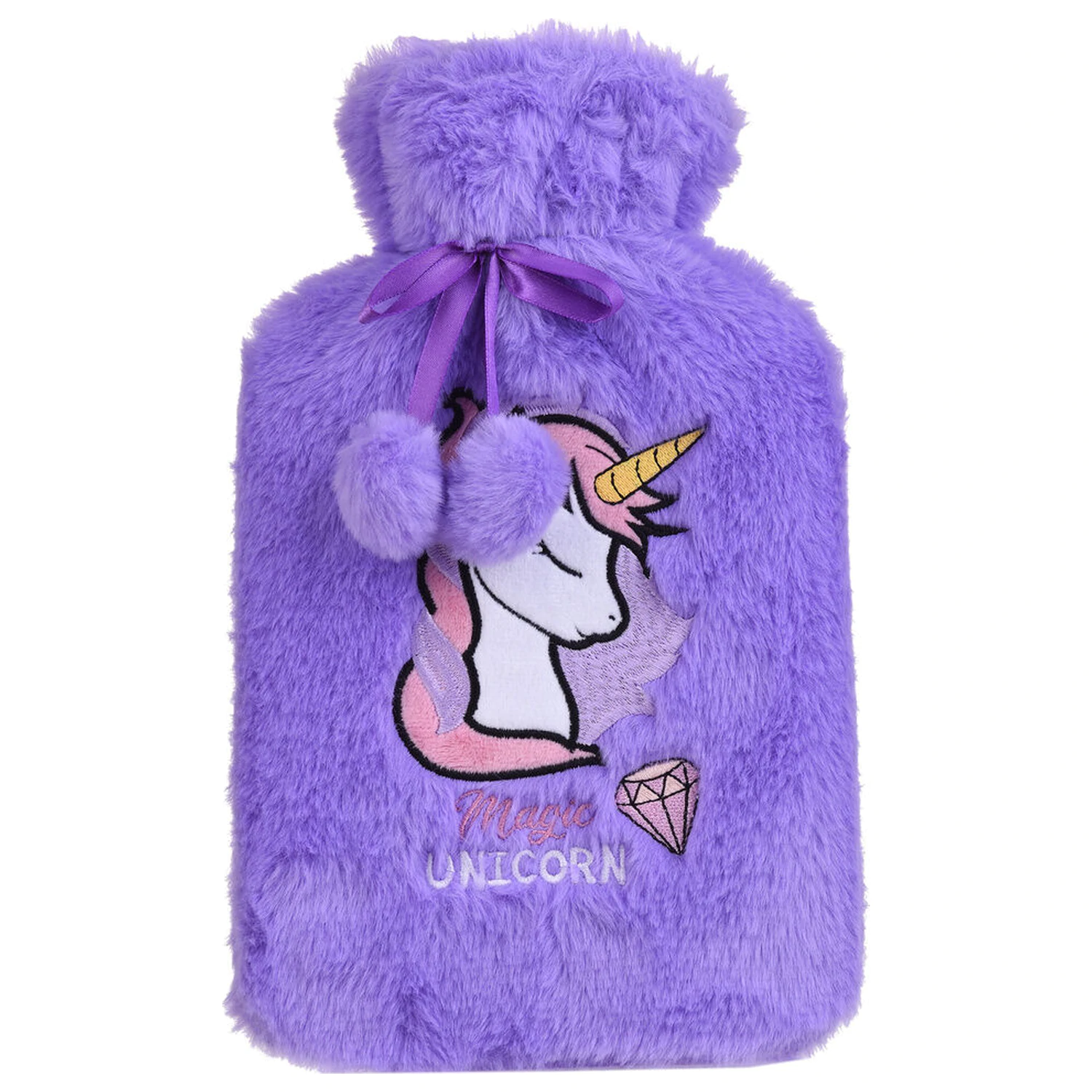 Unicorn Hot water bottle de 1 litru poza produsului