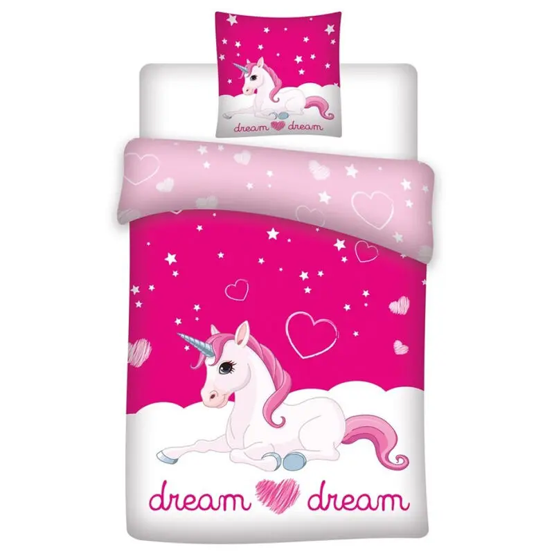 Unicorn microfibre husa pilota pat 90cm poza produsului