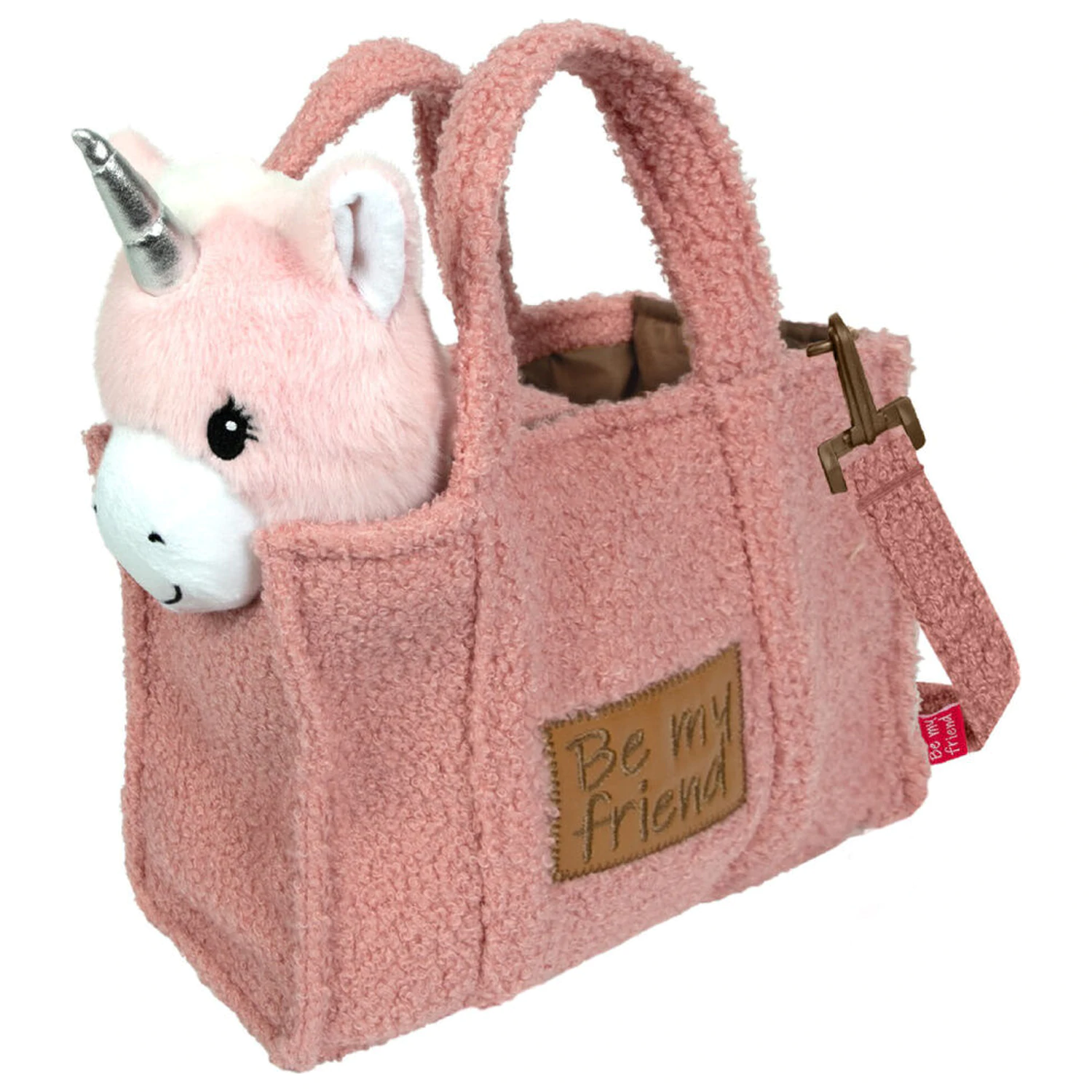 Unicorn plush + geantă 28cm poza produsului