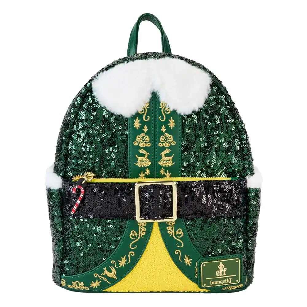 Elf by Loungefly Mini Rucsac Buddy Sequin Cosplay poza produsului