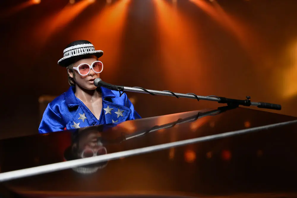 Elton John Figurină de Acțiune Îmbrăcată Live in '76 Set Deluxe 20 cm poza produsului