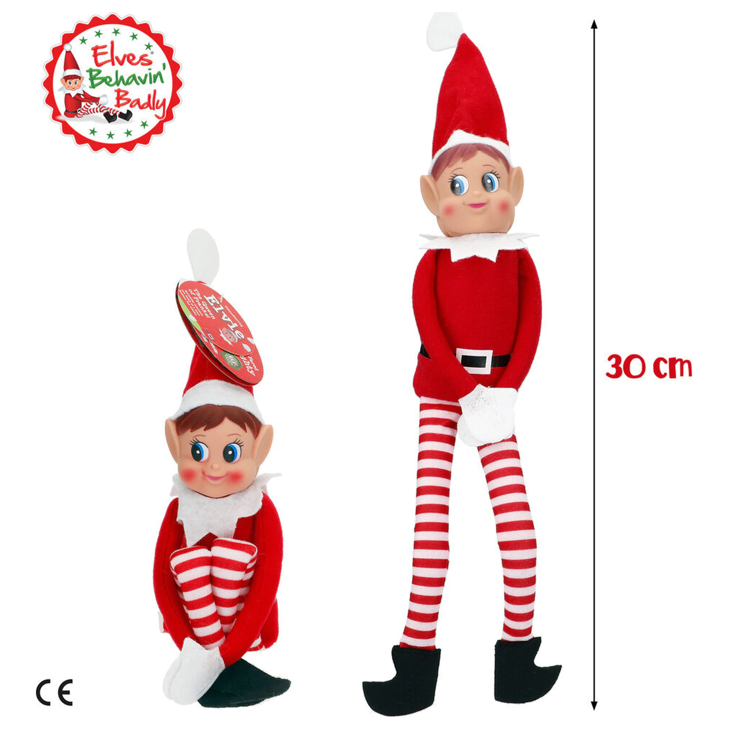 Elves Behavin' Badly Elvie crossbar papusa Elfa 30cm poza produsului