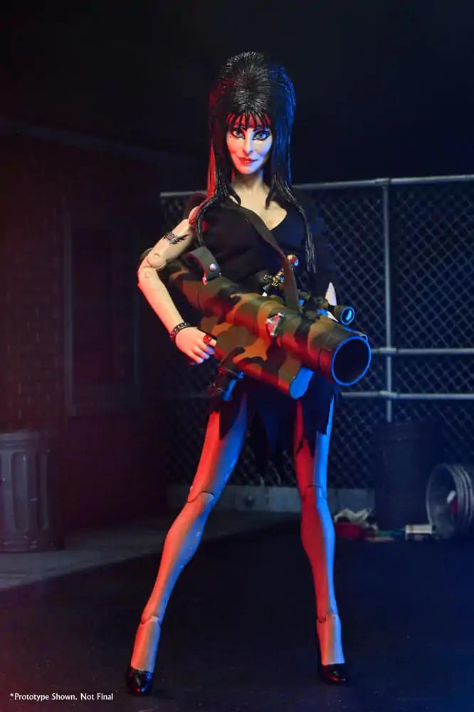 Elvira: Mistress of the Dark Figurina de Acțiune Îmbrăcată Commando Elvira 20 cm poza produsului