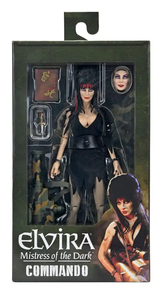 Elvira: Mistress of the Dark Figurina de Acțiune Îmbrăcată Commando Elvira 20 cm poza produsului