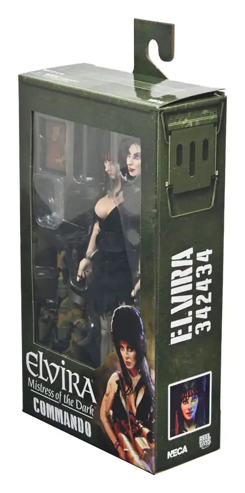 Elvira: Mistress of the Dark Figurina de Acțiune Îmbrăcată Commando Elvira 20 cm poza produsului