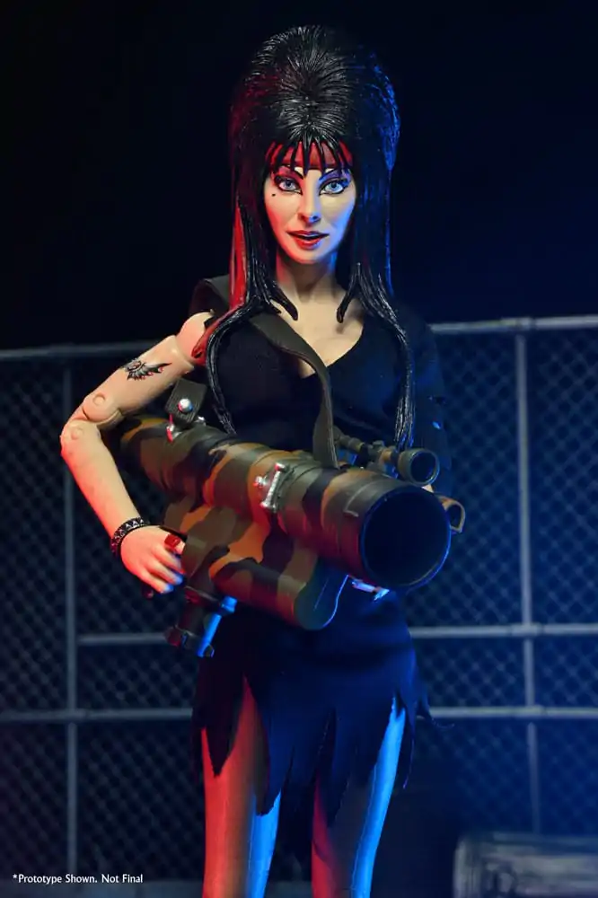 Elvira: Mistress of the Dark Figurina de Acțiune Îmbrăcată Commando Elvira 20 cm poza produsului