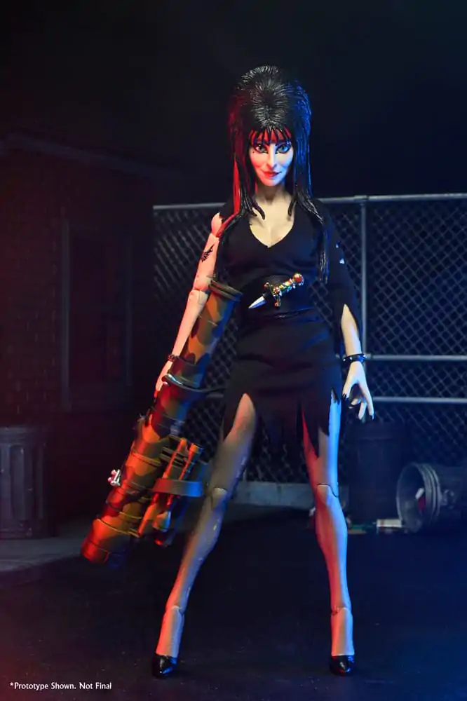 Elvira: Mistress of the Dark Figurina de Acțiune Îmbrăcată Commando Elvira 20 cm poza produsului