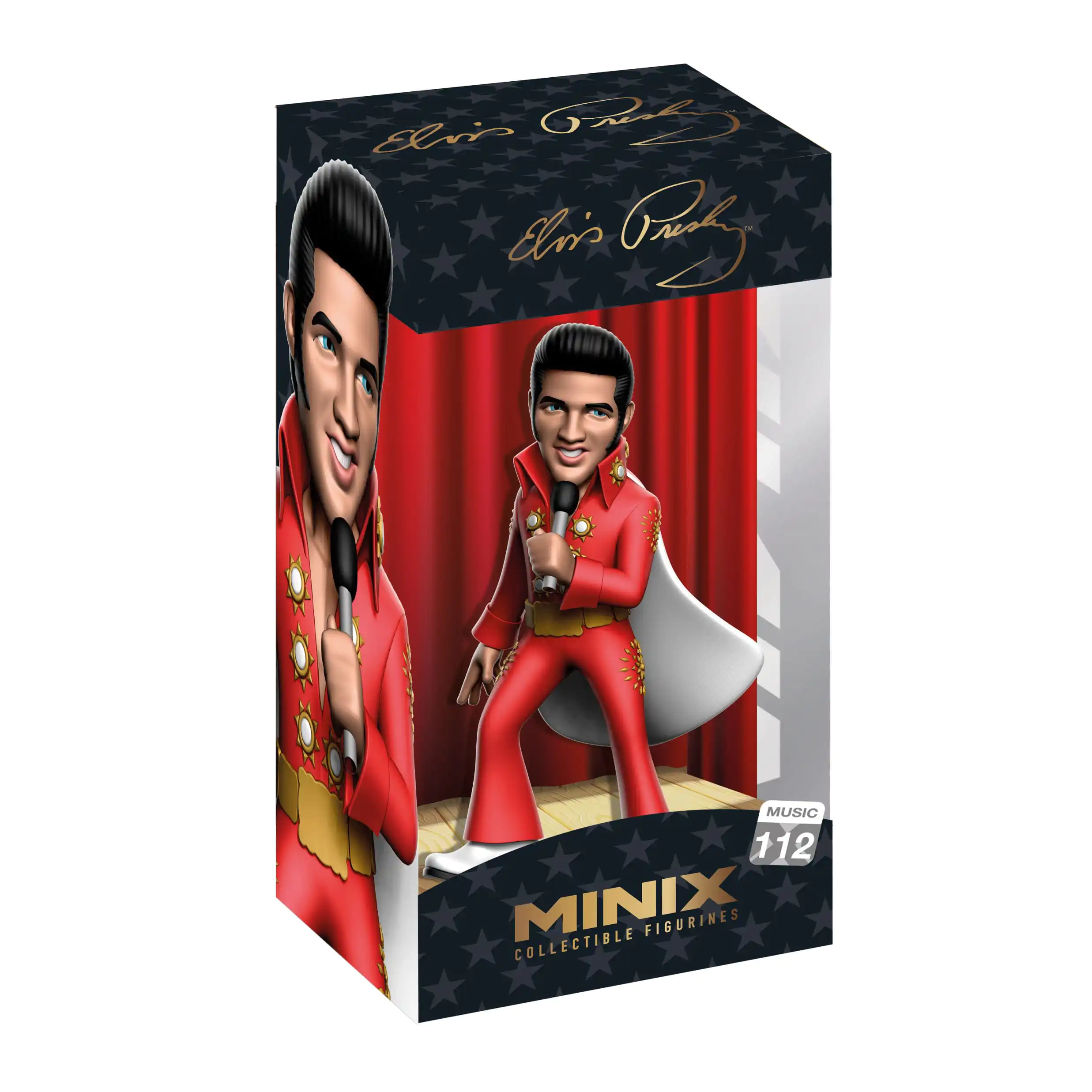 Figurină Minix Elvis Presley Elvis Costum Roșu 12 cm poza produsului