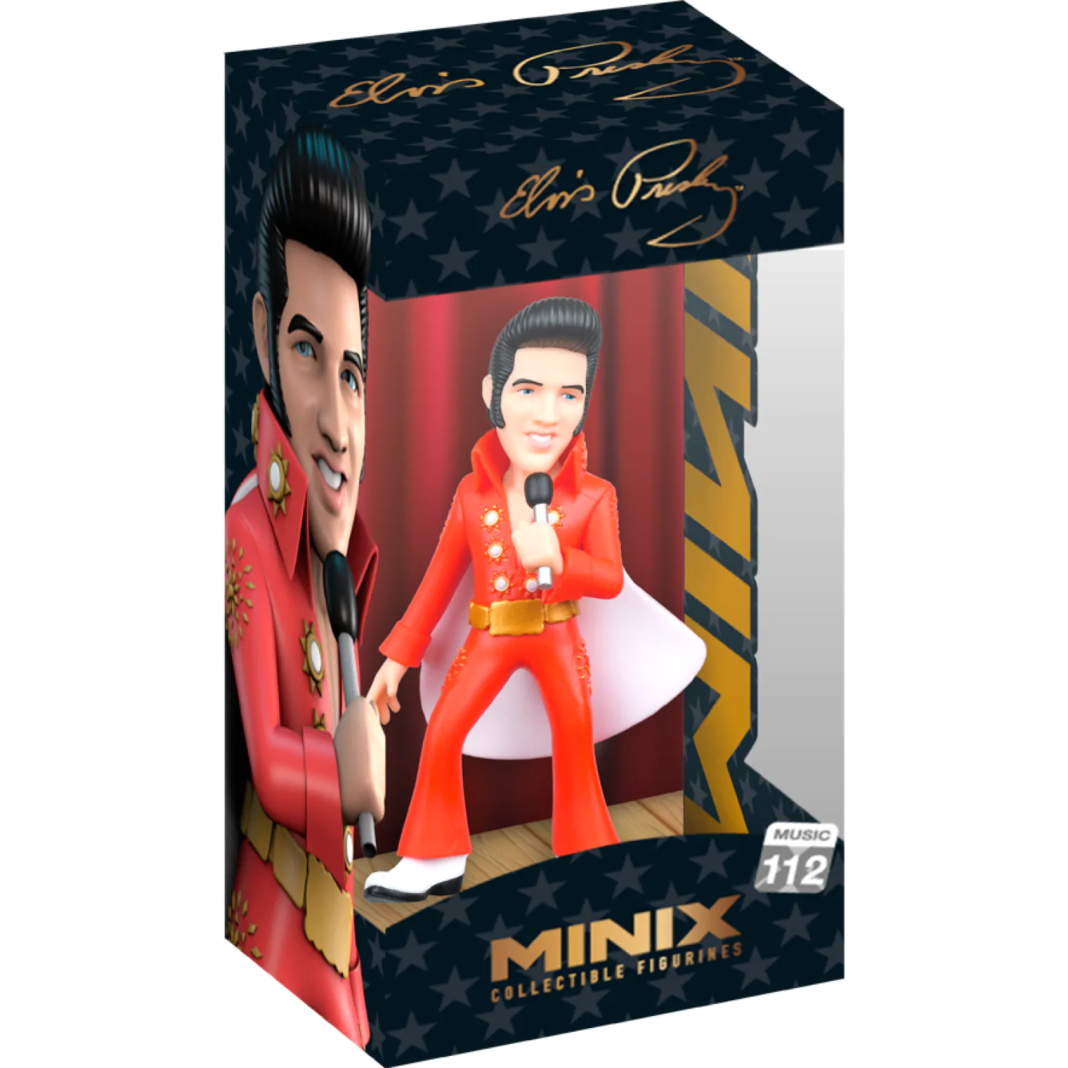 Figurină Minix Elvis Presley Elvis Costum Roșu 12 cm poza produsului