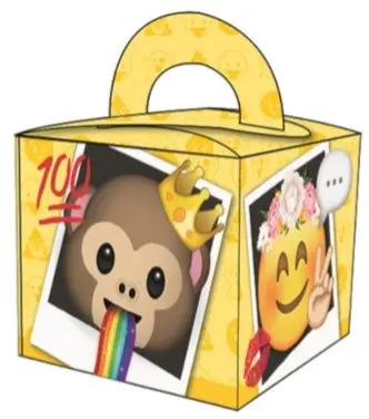 Emoji gift box, party box poza produsului