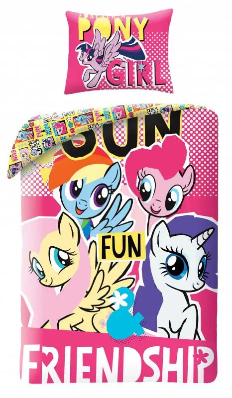 My Little Pony husa de pat 140x200cm, 70x90 cm poza produsului