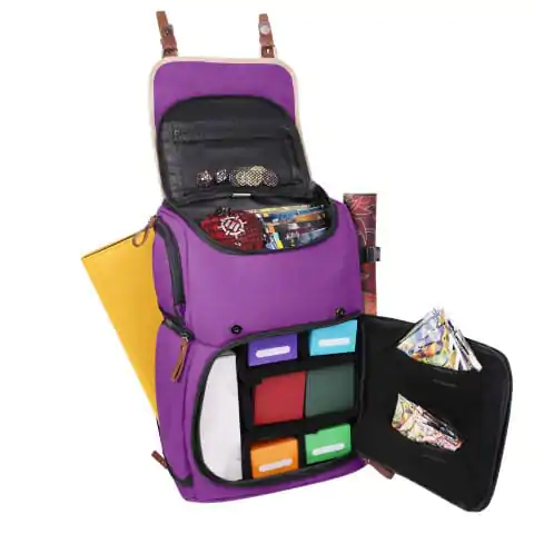 Rucsac pentru cărți de joc Enhance TCG Series Designer Edition Violet Mărime completă poza produsului