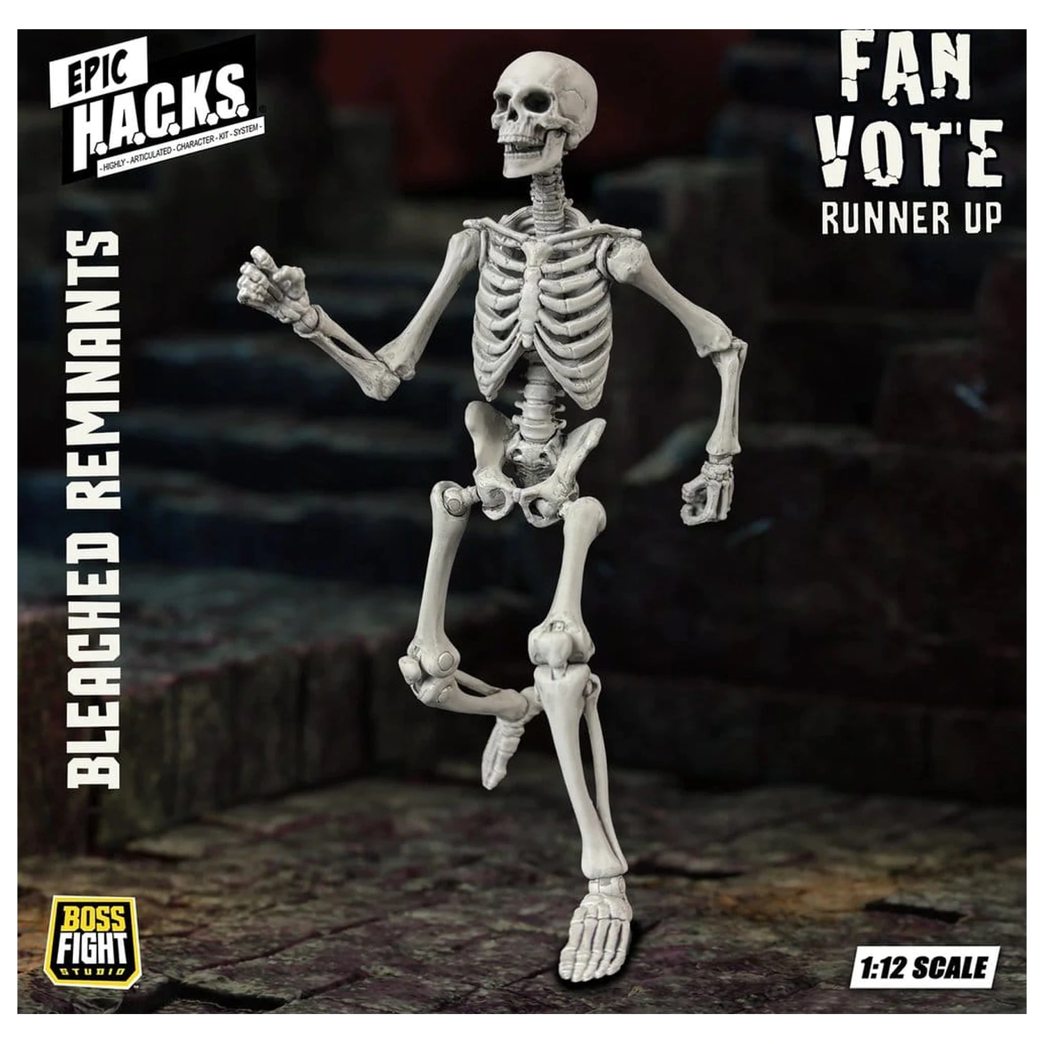 EPIC H.A.C.K.S. Figurina de actiune 1/12 Skeleton Blank Bleached Remnants poza produsului