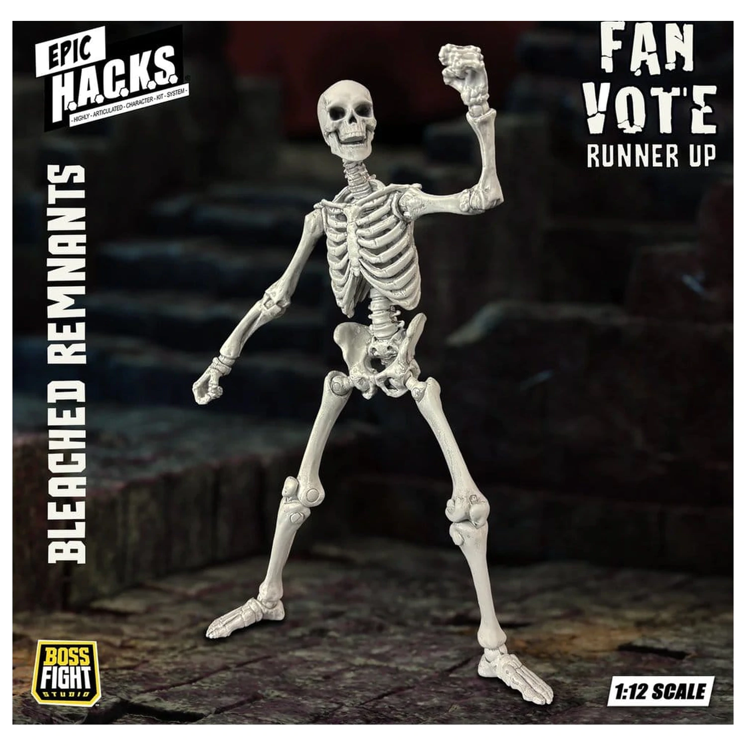 EPIC H.A.C.K.S. Figurina de actiune 1/12 Skeleton Blank Bleached Remnants poza produsului