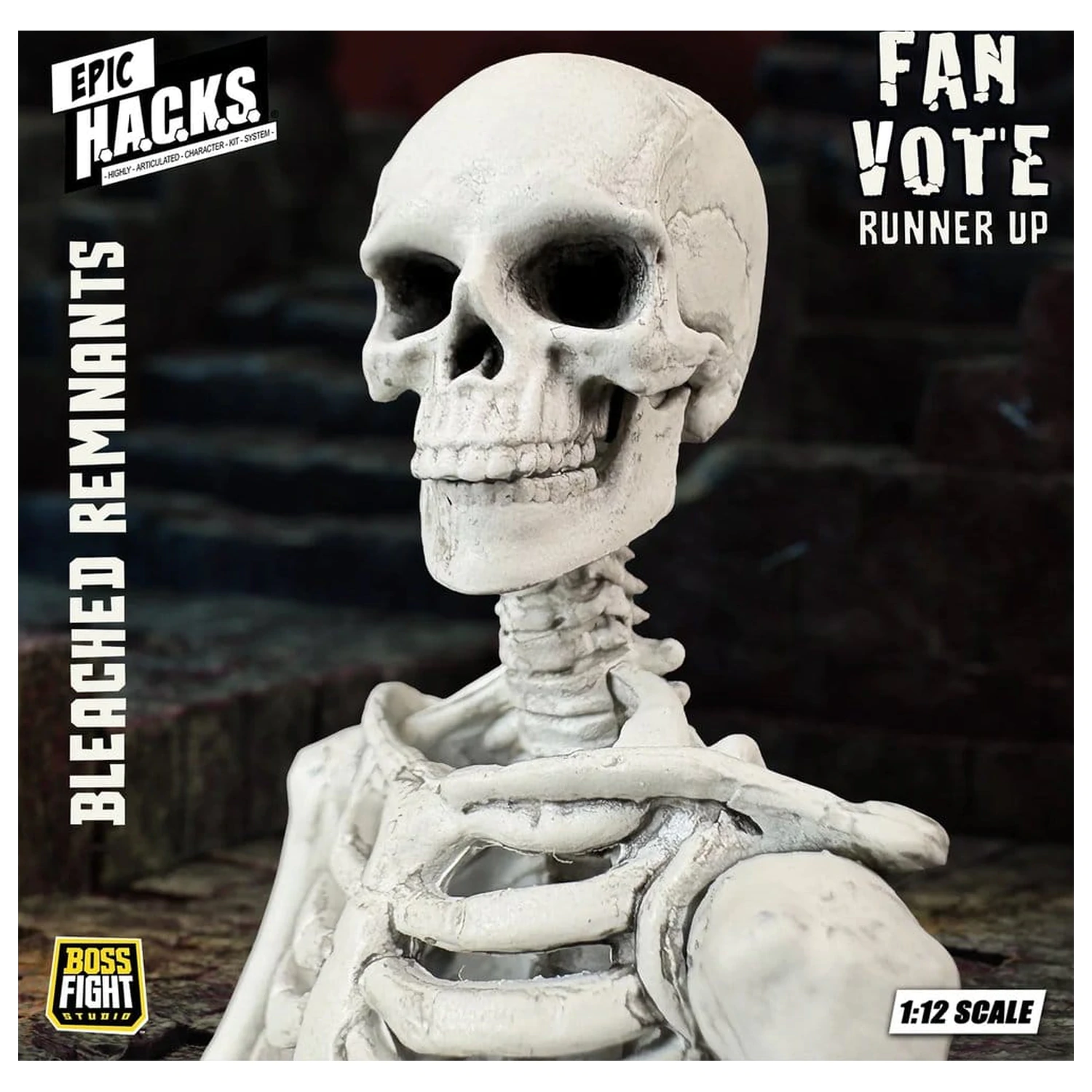 EPIC H.A.C.K.S. Figurina de actiune 1/12 Skeleton Blank Bleached Remnants poza produsului