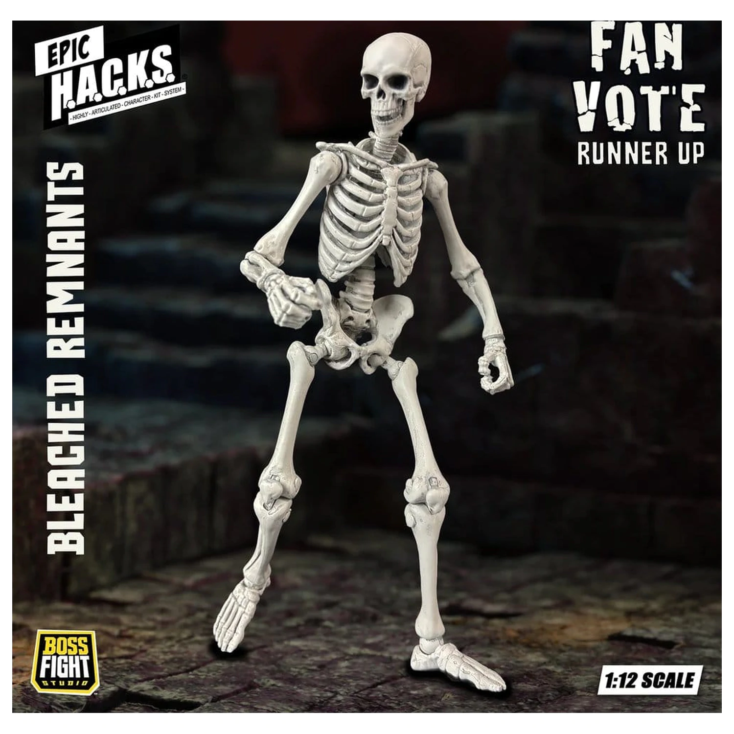 EPIC H.A.C.K.S. Figurina de actiune 1/12 Skeleton Blank Bleached Remnants poza produsului