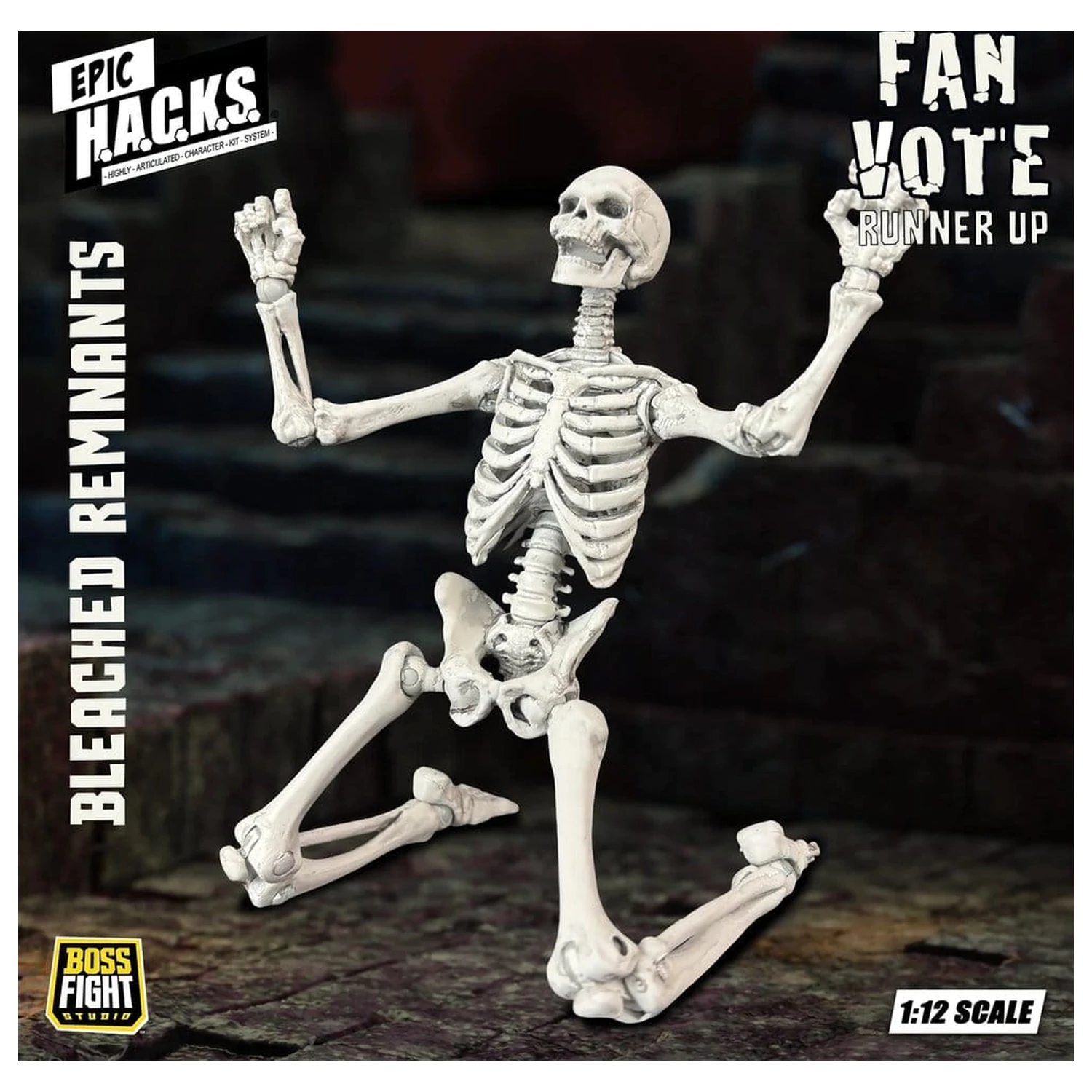 EPIC H.A.C.K.S. Figurina de actiune 1/12 Skeleton Blank Bleached Remnants poza produsului