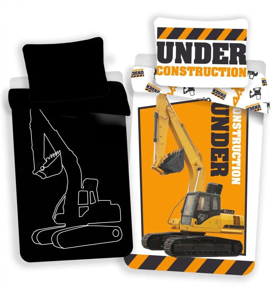 Building in the Dark Husă de pilotă Glow-in-the-Dark 140x200cm, 70x90cm poza produsului