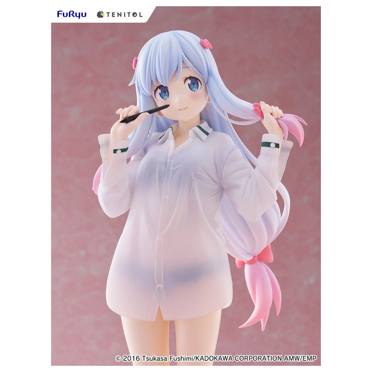 Eromanga Sensei Tenitol Tall Statuie din PVC Sagiri Izumi Shirts Ver. 30 cm poza produsului