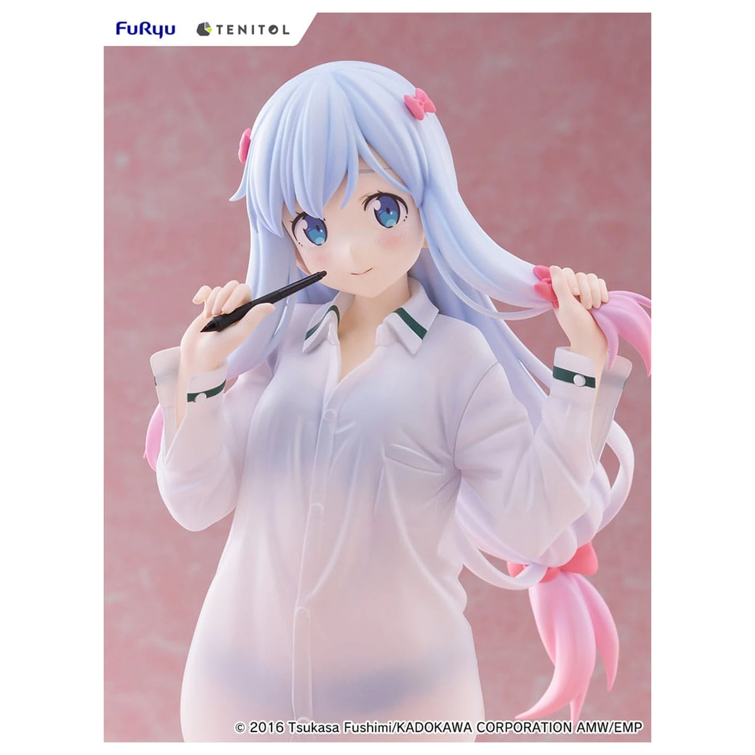Eromanga Sensei Tenitol Tall Statuie din PVC Sagiri Izumi Shirts Ver. 30 cm poza produsului