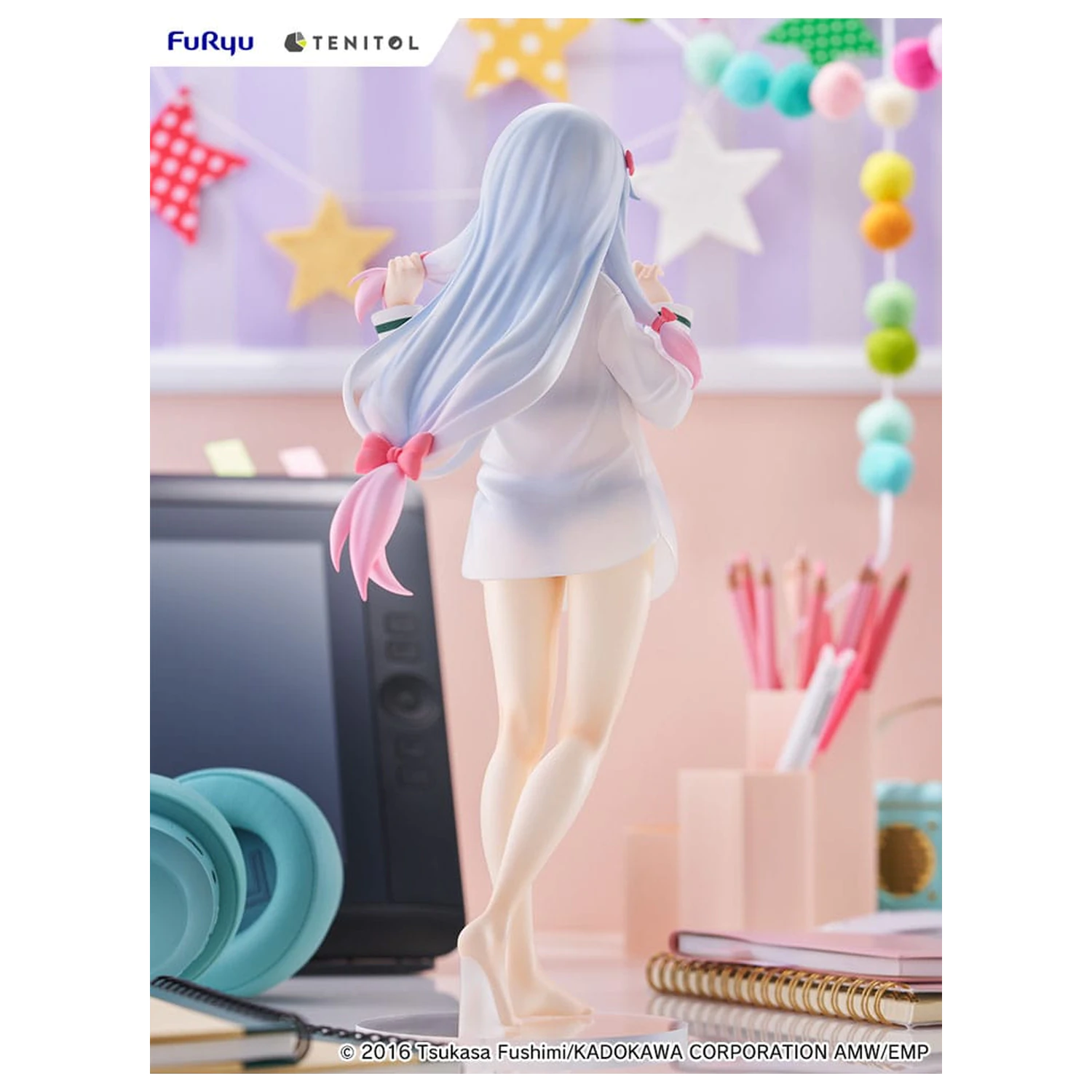 Eromanga Sensei Tenitol Tall Statuie din PVC Sagiri Izumi Shirts Ver. 30 cm poza produsului
