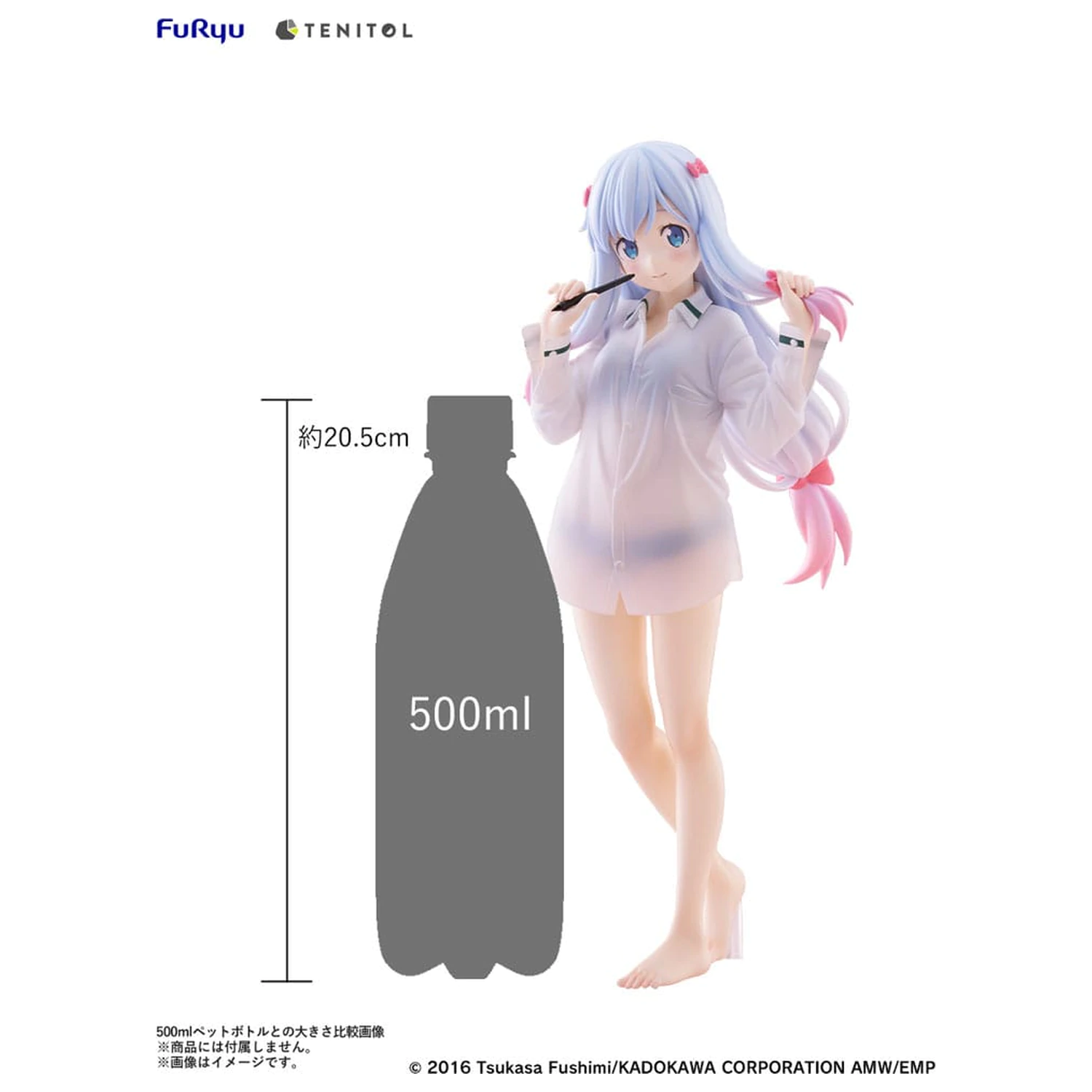 Eromanga Sensei Tenitol Tall Statuie din PVC Sagiri Izumi Shirts Ver. 30 cm poza produsului