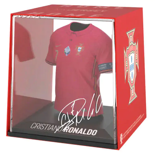 Figurina mini tricou Euro 2020 Ronaldo poza produsului