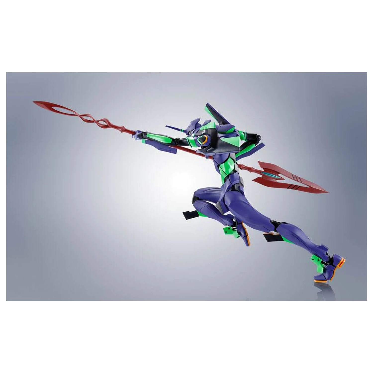 Evangelion: 3.0+1.0 Thrice Upon a Time Evangelion Test Type-01 + Spear of Cassius Renewal Color Edition Reissue figurina Robot Spirits 17cm poza produsului