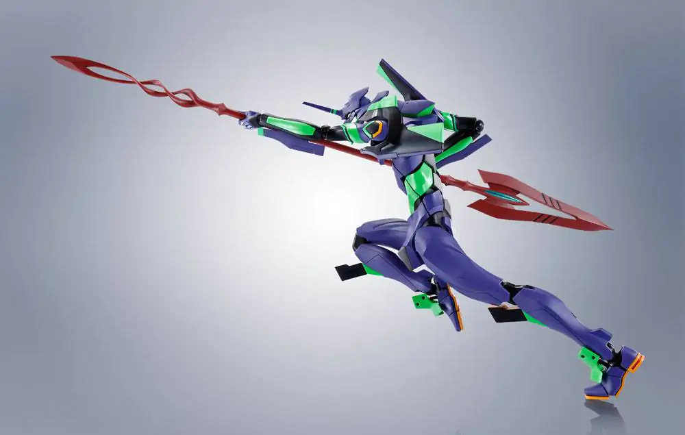 Evangelion: 3.0+1.0 Thrice Upon a Time Robot Spirits Figurina de acțiune Side EVA Evangelion Test Type-01 + Spear of Cassius ERenewal Color Edition Reissue poza produsului