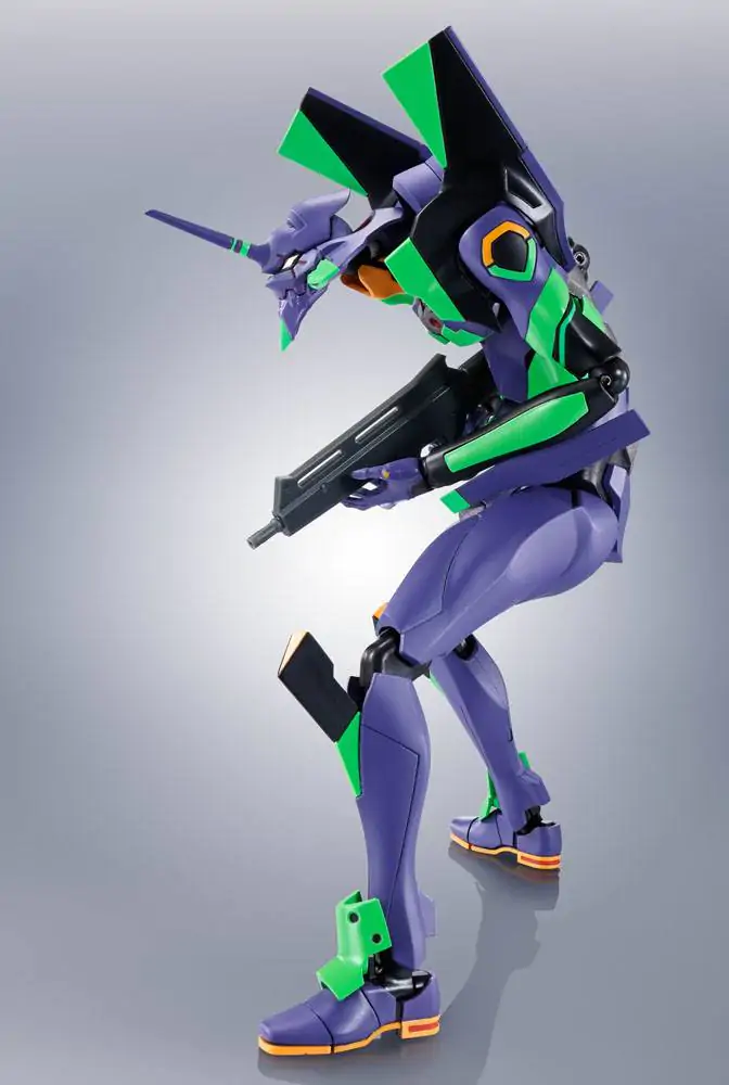 Evangelion: 3.0+1.0 Thrice Upon a Time Robot Spirits Figurina de acțiune Side EVA Evangelion Test Type-01 + Spear of Cassius ERenewal Color Edition Reissue poza produsului