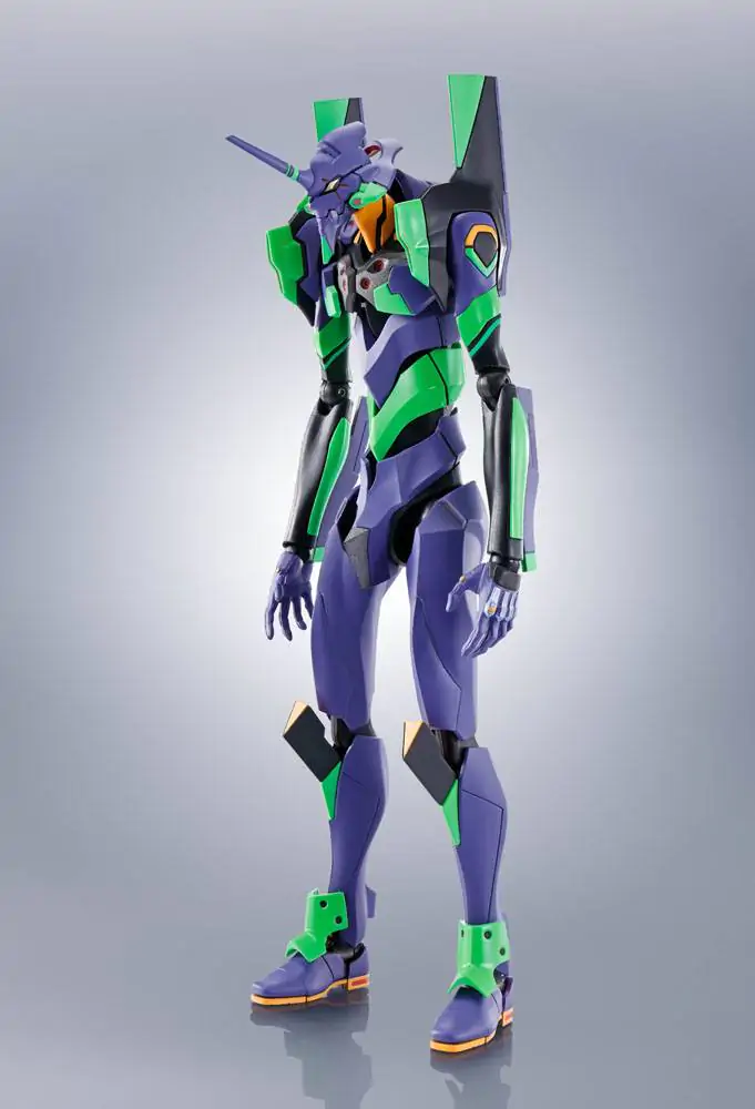 Evangelion: 3.0+1.0 Thrice Upon a Time Robot Spirits Figurina de acțiune Side EVA Evangelion Test Type-01 + Spear of Cassius ERenewal Color Edition Reissue poza produsului