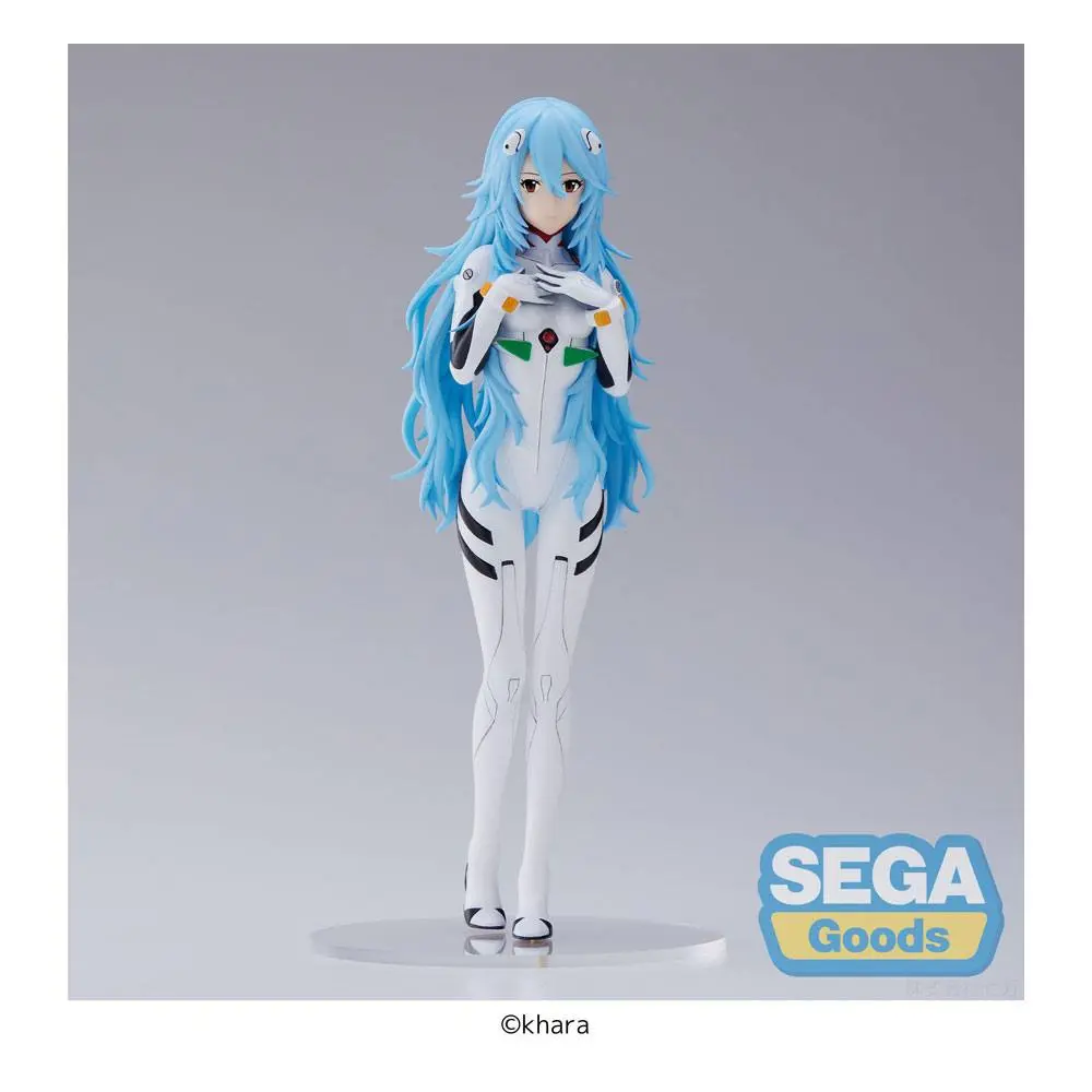 Evangelion: 3.0+1.0 Thrice Upon a Time SPM PVC Statuie Rei Ayanami Long Hair Ver. 21 cm poza produsului