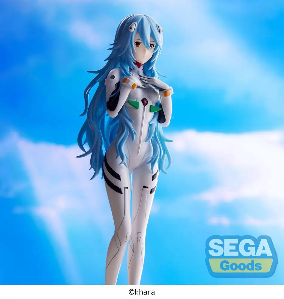 Evangelion: 3.0+1.0 Thrice Upon a Time SPM PVC Statuie Rei Ayanami Long Hair Ver. 21 cm poza produsului