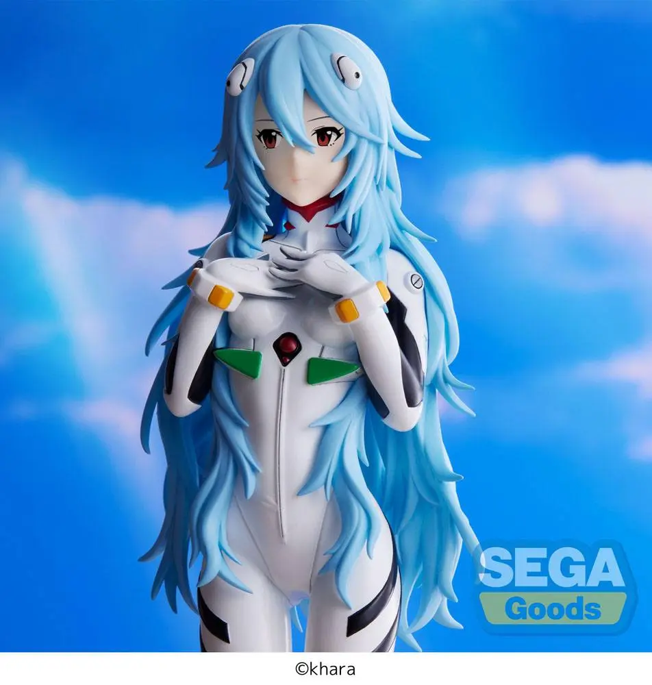 Evangelion: 3.0+1.0 Thrice Upon a Time SPM PVC Statuie Rei Ayanami Long Hair Ver. 21 cm poza produsului