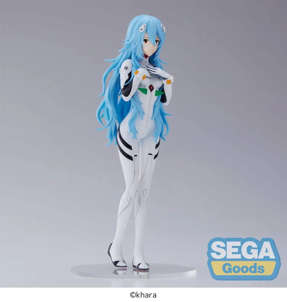 Evangelion: 3.0+1.0 Thrice Upon a Time SPM PVC Statuie Rei Ayanami Long Hair Ver. 21 cm poza produsului