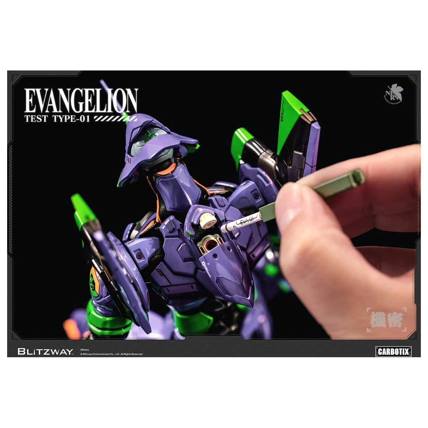 Evangelion Carbotix Figurina de actiune Evangelion Unit-01 Test Type (DX Ver.) 33 cm poza produsului