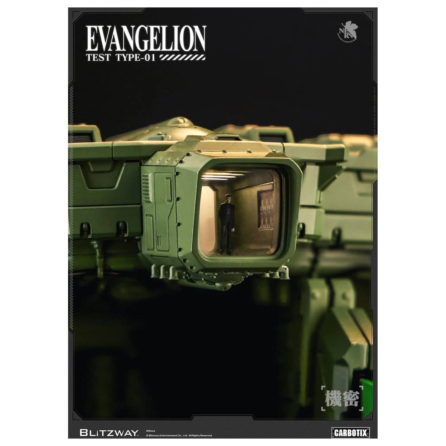 Evangelion Carbotix Figurina de actiune Evangelion Unit-01 Test Type (DX Ver.) 33 cm poza produsului