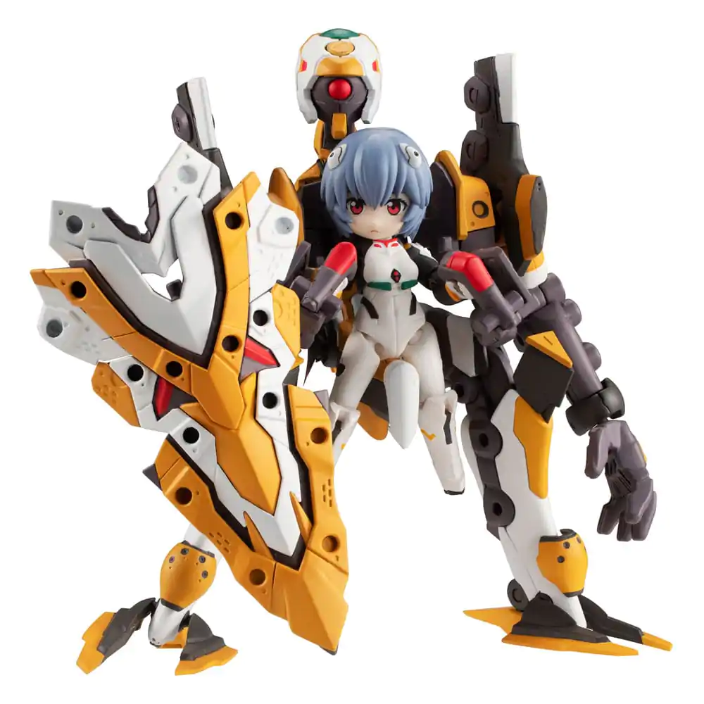 Evangelion Desktop Army Figurine Ayanami Rei & Evangelion No. 0 (Kai) 15 cm poza produsului