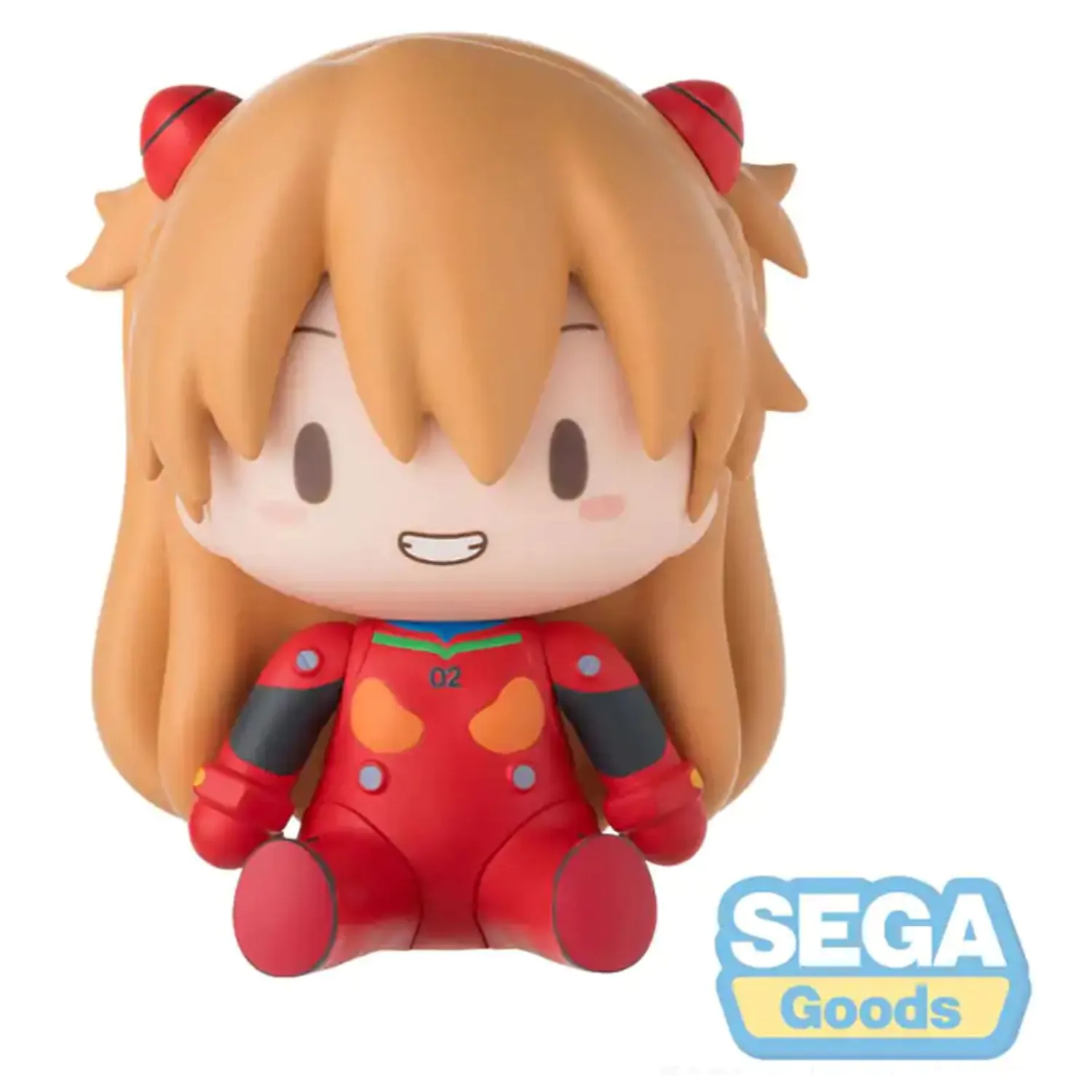 Evangelion: New Theatrical Edition Fuwa Petit Chibi Figurina Asuka Plug Suit 8 cm poza produsului