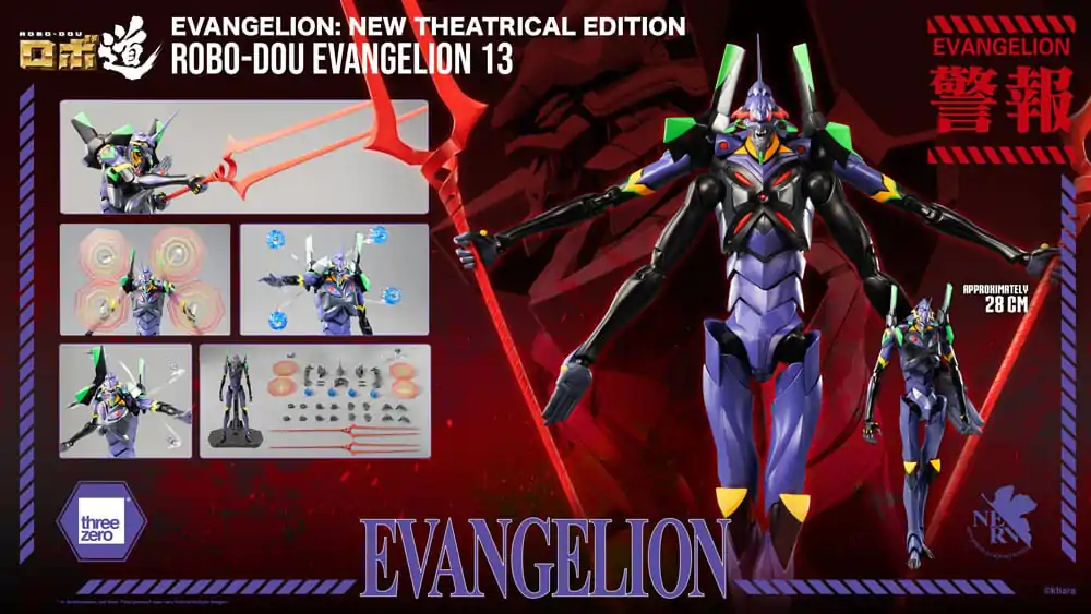 Evangelion: New Theatrical Edition Robo-Dou Figurina de acțiune Evangelion 13 28 cm poza produsului