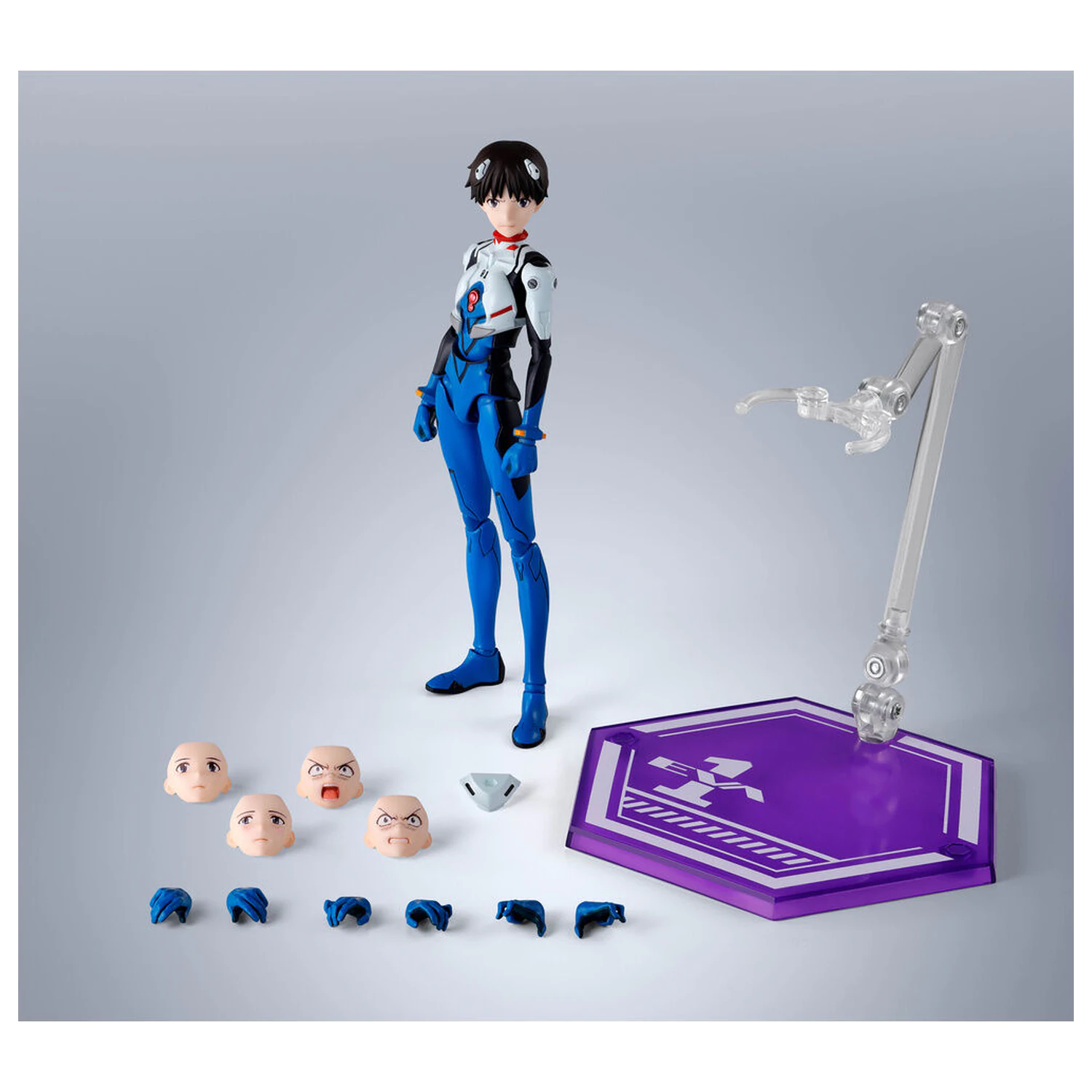 Evangelion Shinji Ikari S.H. Figuarts figurina 13,5cm poza produsului