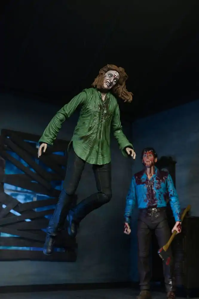 Figurină de acțiune Evil Dead Ultimate 2-Pack Bloody Ash & Cheryl Williams 18 cm poza produsului