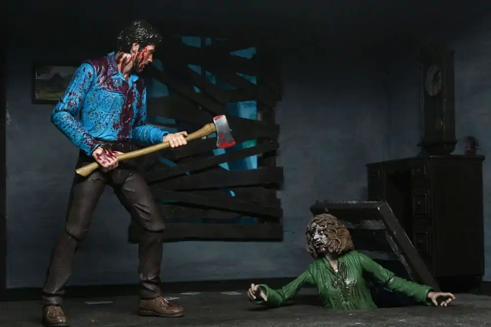 Figurină de acțiune Evil Dead Ultimate 2-Pack Bloody Ash & Cheryl Williams 18 cm poza produsului