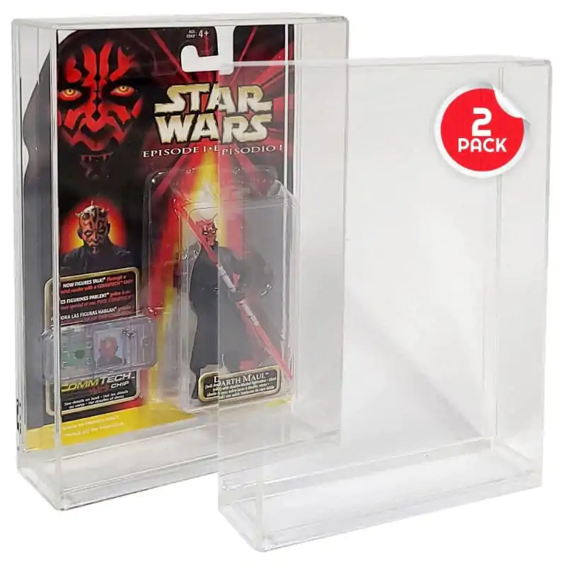 Evoretro Acrylic Display Cases Set de 2 pentru Action Figures poza produsului