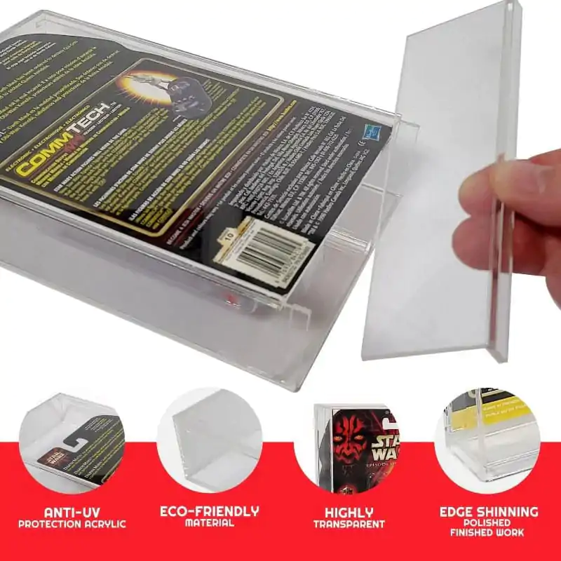 Evoretro Acrylic Display Cases Set de 2 pentru Action Figures poza produsului