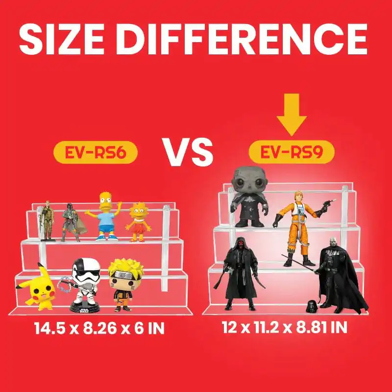 Evoretro Raft Acrilic Înălțător 2-Pack RS9 poza produsului