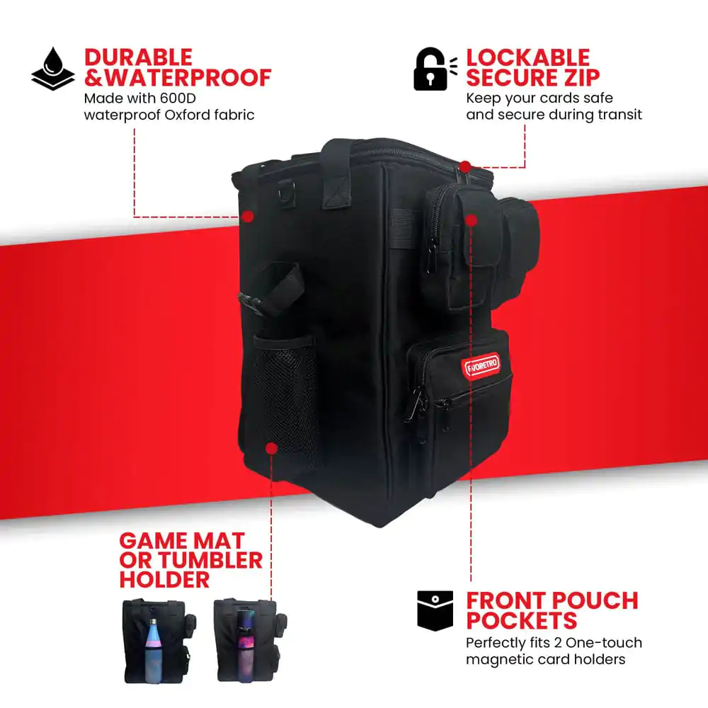 Evoretro Rucsac pentru carduri de colecție Black poza produsului