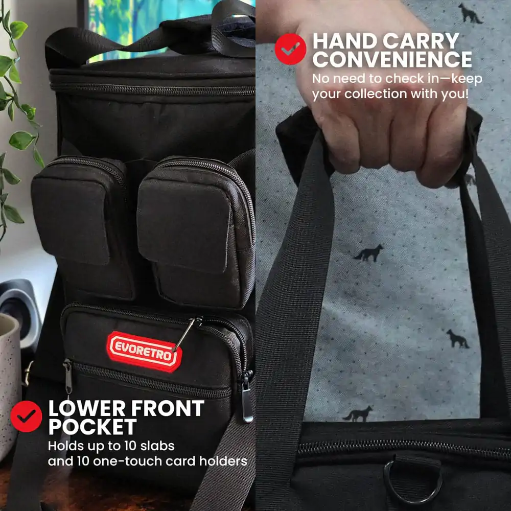 Evoretro Rucsac pentru carduri de colecție Black poza produsului