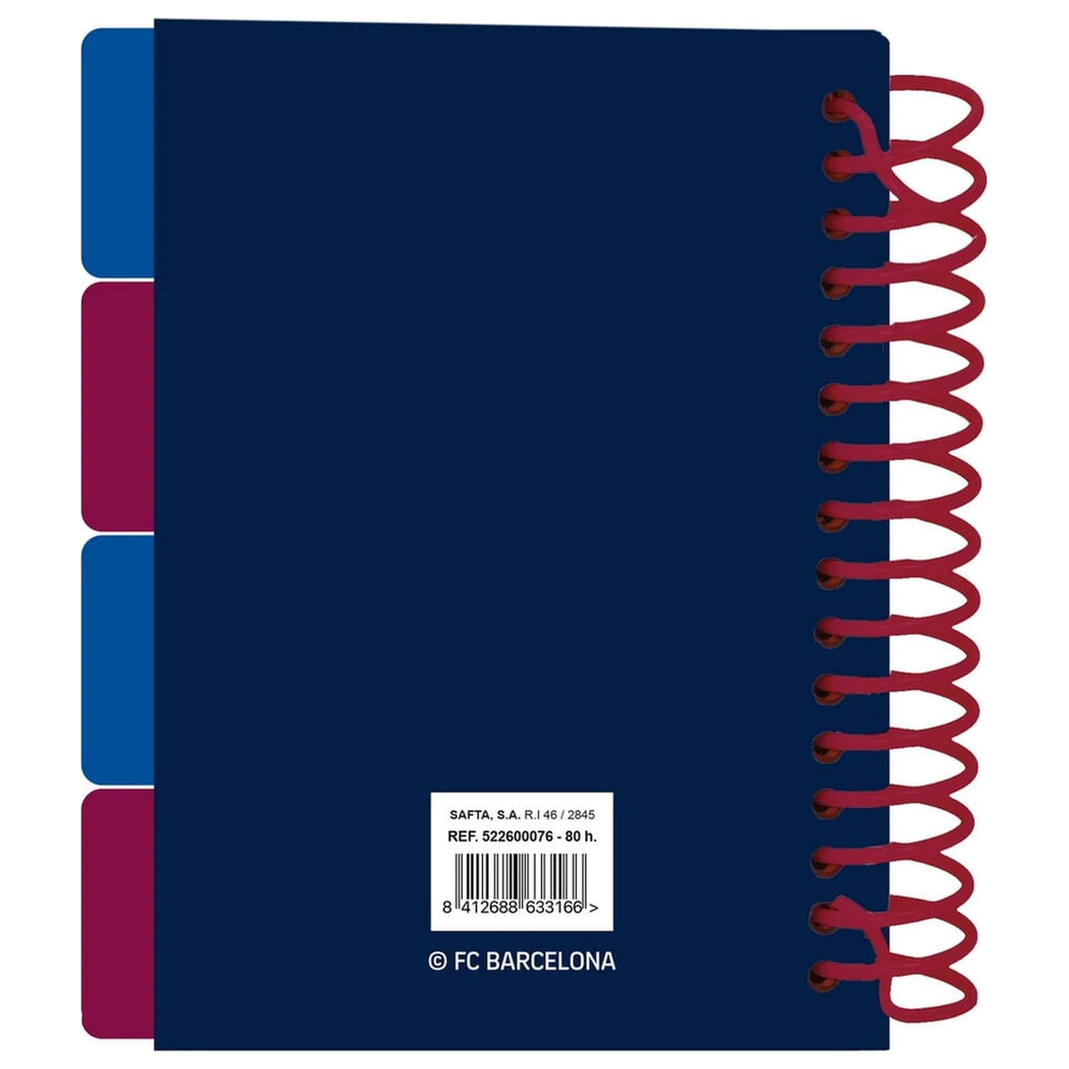 F.C. Barcelona notebook A6 poza produsului