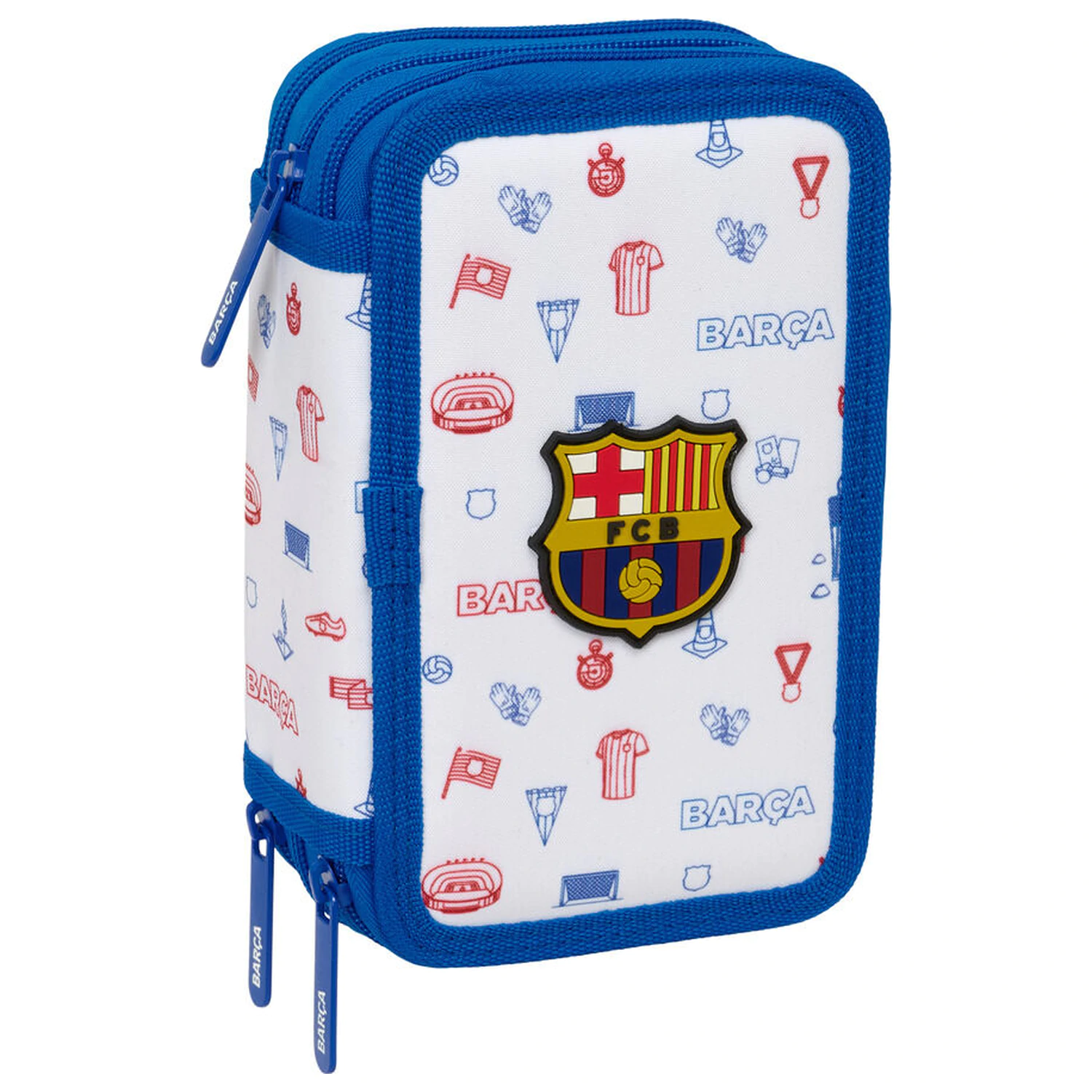 F.C. Barcelona Husa tripla de creioane pentru bebelusi 37 piese poza produsului
